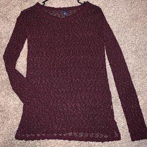 Long lightweight knit sweater